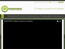 Tablet Screenshot of bioentorno.org